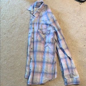 vintage boyfriend american eagle flannel